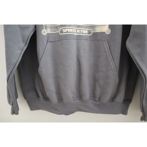 Smashing Pumpkins Men's Sz L Charcoal Gray Spirits On Fire Tour Hoodie Pullover - Picture 4 of 6